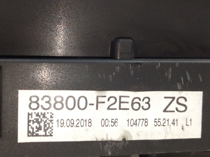 Recambio de cuadro instrumentos para toyota auris (_e18_) 1.3 (nre180_) referencia OEM IAM 83800F2E63  