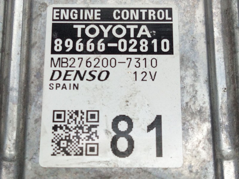 Recambio de centralita motor uce para toyota auris (_e18_) 1.3 (nre180_) referencia OEM IAM 8966602810  