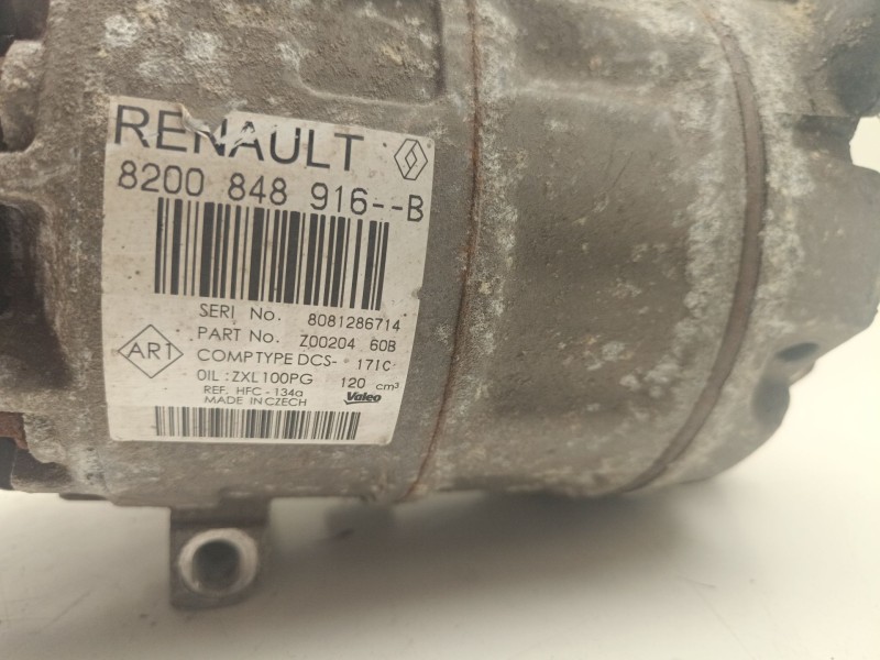 Recambio de compresor aire acondicionado para renault master pritsche/fgst l2h1 3,5t referencia OEM IAM 8200848916  