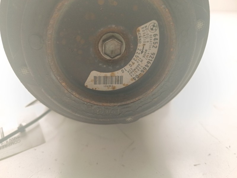 Recambio de compresor aire acondicionado para bmw 5 (f10) 520 d referencia OEM IAM 64529216466  