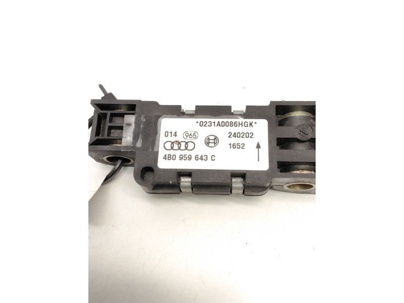 Recambio de sensor impacto airbag para volkswagen touareg (7la, 7l6, 7l7) 4.2 v8 referencia OEM IAM 4B0959643C  