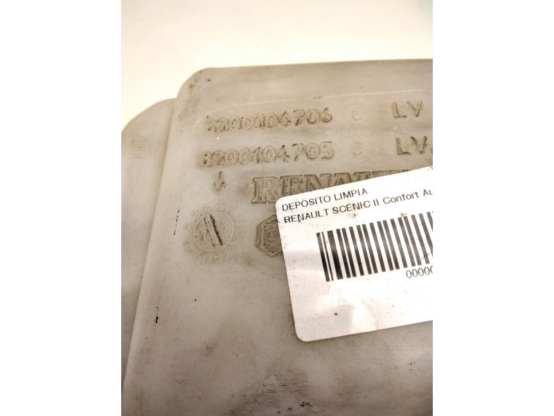 Recambio de deposito limpia para renault scenic ii confort authentique referencia OEM IAM 8200104705  8200104706