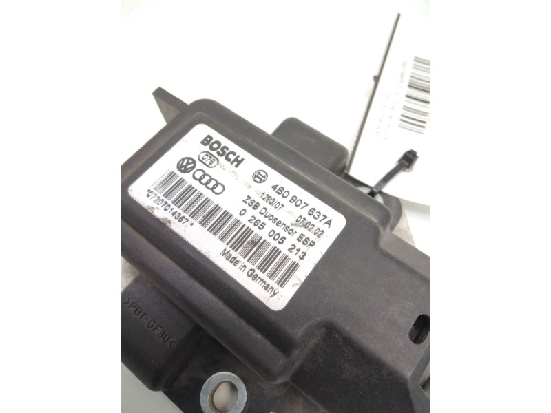 Recambio de centralita esp para audi a4 b5 (8d2) 1.9 tdi quattro referencia OEM IAM 4B0907637A  0265005213