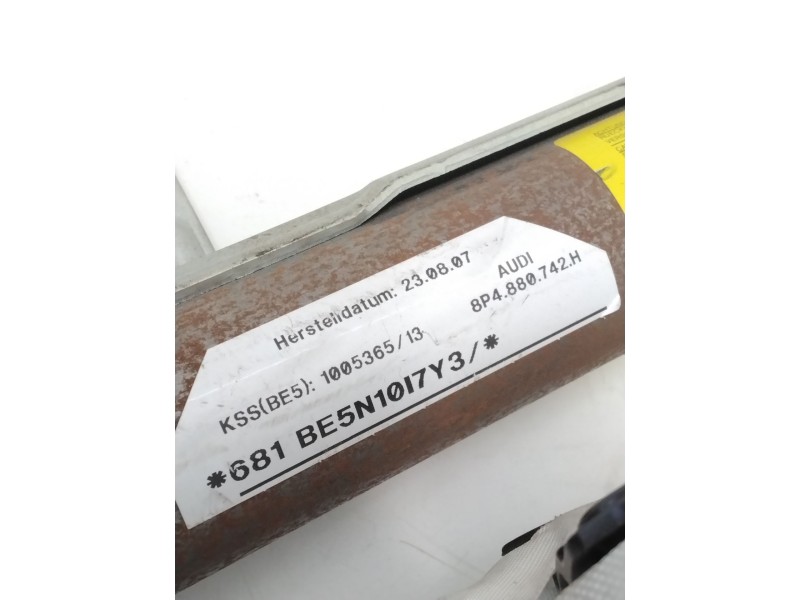 Recambio de airbag cortina delantero derecho para audi a3 sportback (8pa) 1.9 tdi referencia OEM IAM 8P4880742H  