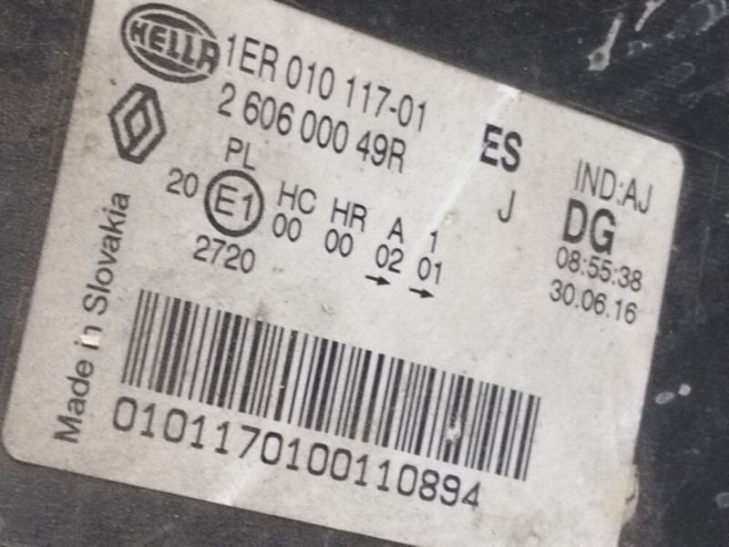 Recambio de faro izquierdo para opel movano b furgón (x62) 2.3 cdti fwd (fv) referencia OEM IAM 260600049R  