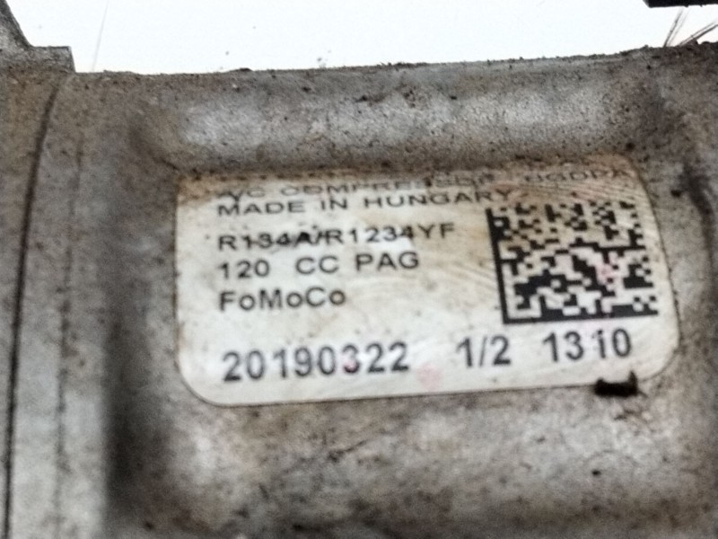 Recambio de compresor aire acondicionado para ford focus iii 1.0 ecoboost referencia OEM IAM H1BH19D629DA  
