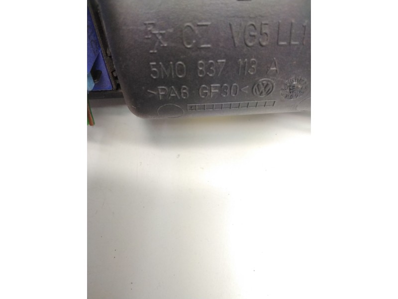 Recambio de maneta interior delantera izquierda para volkswagen golf plus v (5m1, 521) 1.6 tdi referencia OEM IAM 5M0837113A  