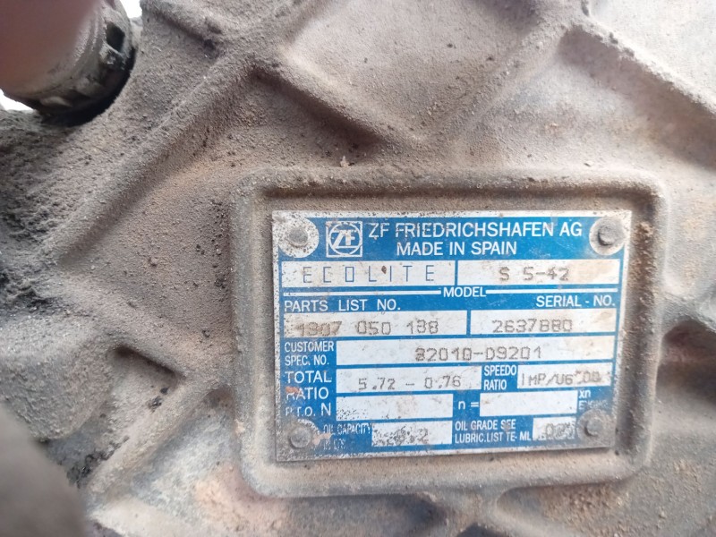 Recambio de caja cambios para nissan eco - t 160.90/117 kw/e2 referencia OEM IAM 1307050138  