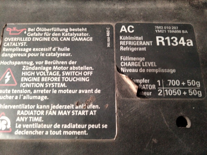 Recambio de panel frontal para volkswagen touareg (7la, 7l6, 7l7) 3.0 v6 tdi referencia OEM IAM 7M3010207  