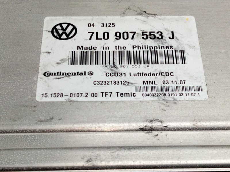 Recambio de centralita motor uce para volkswagen touareg (7la, 7l6, 7l7) 3.0 v6 tdi referencia OEM IAM 7L0907553J  