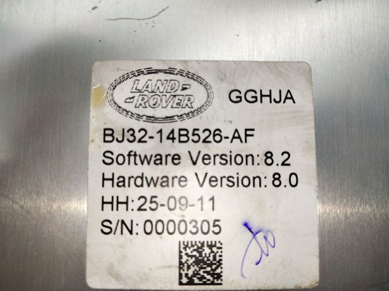 Recambio de modulo electronico para land rover range rover evoque (l538) 2.2 d 4x4 referencia OEM IAM BJ3214B526AF  