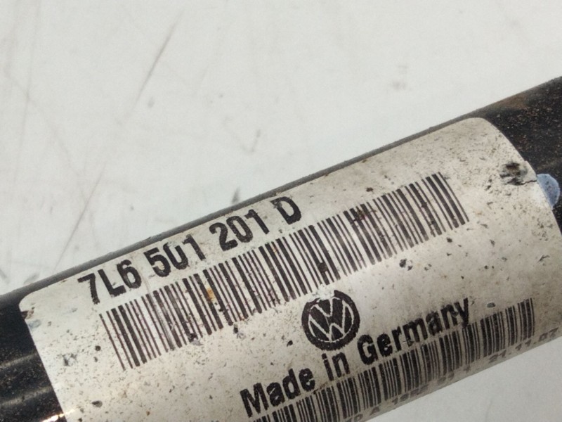 Recambio de transmision trasera derecha para volkswagen touareg (7la, 7l6, 7l7) 3.0 v6 tdi referencia OEM IAM 7L6501201D  