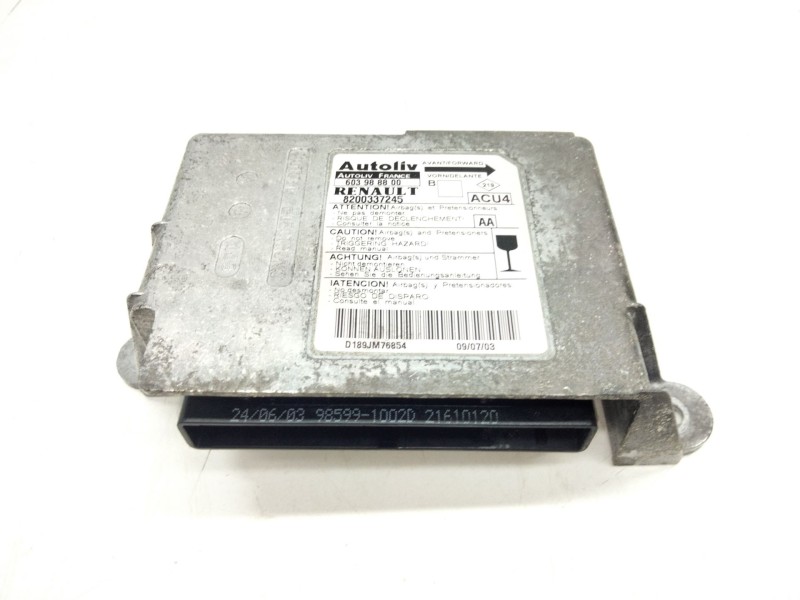 Recambio de centralita airbag para renault megane ii berlina 5p 1.6 16v referencia OEM IAM 8200337245  