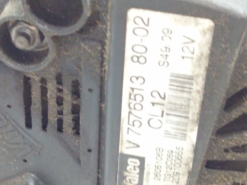 Recambio de alternador para mini mini (r56) cooper s referencia OEM IAM 7576513  