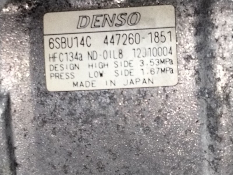 Recambio de compresor aire acondicionado para bmw 1 (e81) 118 d referencia OEM IAM 4472601851  