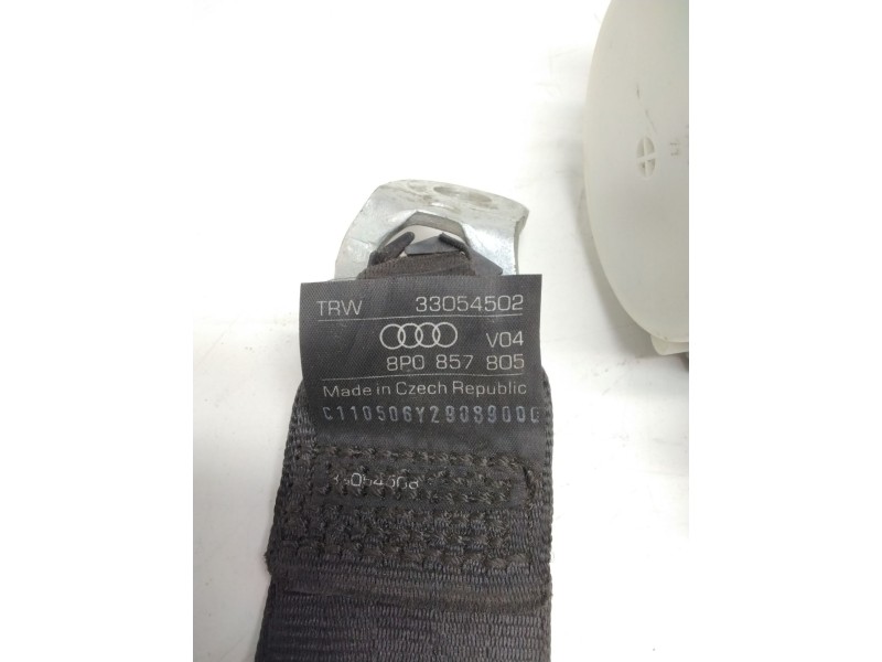 Recambio de cinturon seguridad trasero izquierdo para audi a3 (8p1) 1.9 tdi referencia OEM IAM 8P0857805  