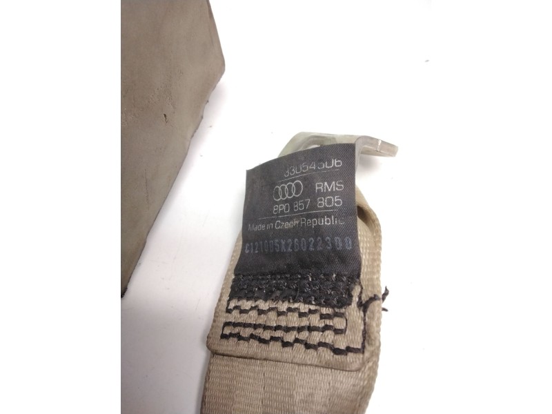 Recambio de cinturon seguridad trasero izquierdo para audi a3 (8p1) 2.0 tdi referencia OEM IAM 8P0857805  