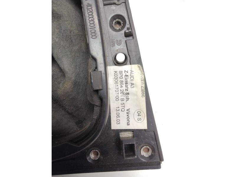 Recambio de pomo palanca cambio para audi a3 (8p1) 1.9 tdi referencia OEM IAM 8P0864261B  CON GUARNECIDO
