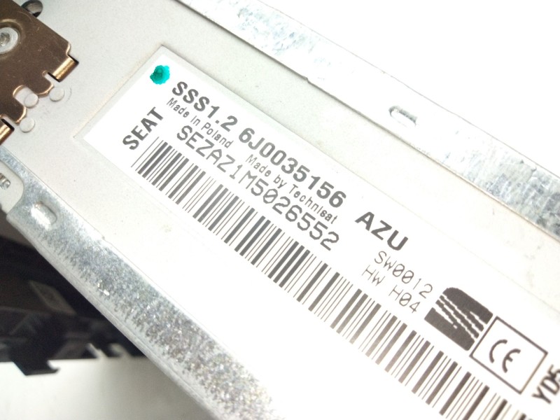 Recambio de sistema audio / radio cd para seat ibiza iv (6j5, 6p1) 1.6 tdi referencia OEM IAM 6J0035156  