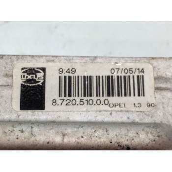 Recambio de intercooler para opel corsa d selective referencia OEM IAM 872051000  