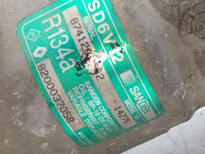 Recambio de compresor aire acondicionado para renault clio ii (bb_, cb_) 1.2 (bb0a, bb0f, bb10, bb1k, bb28, bb2d, bb2h, cb0a,...