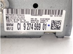 Recambio de sistema audio / radio cd para bmw 5 (f10) 525 d referencia OEM IAM 927456901   2