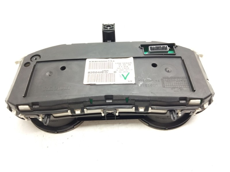 Recambio de cuadro instrumentos para renault megane ii berlina 5p 1.9 dci diesel fap referencia OEM IAM 8200408787D  