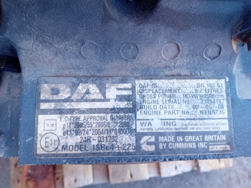 Recambio de motor completo para daf fa laf 45.220 referencia OEM IAM GR165S1  