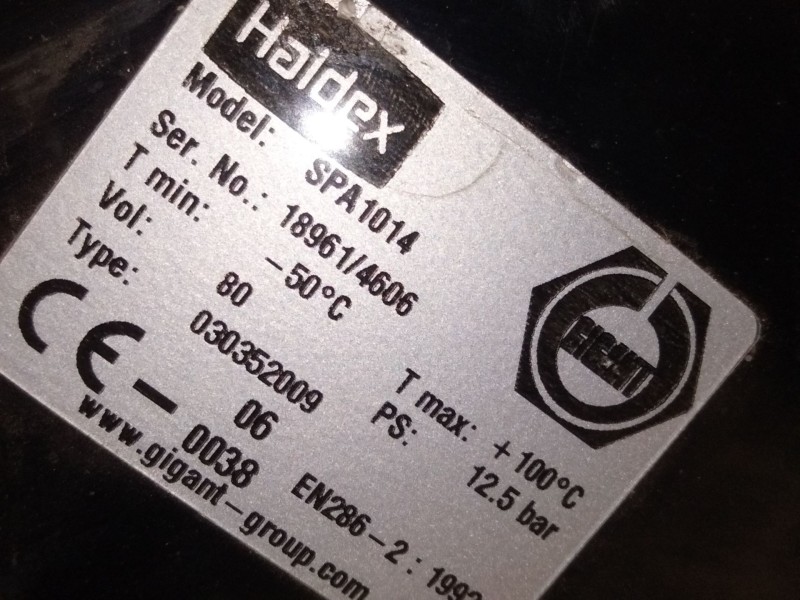 Recambio de calderin para scania 4 - series 114 l/340 referencia OEM IAM EN2862  