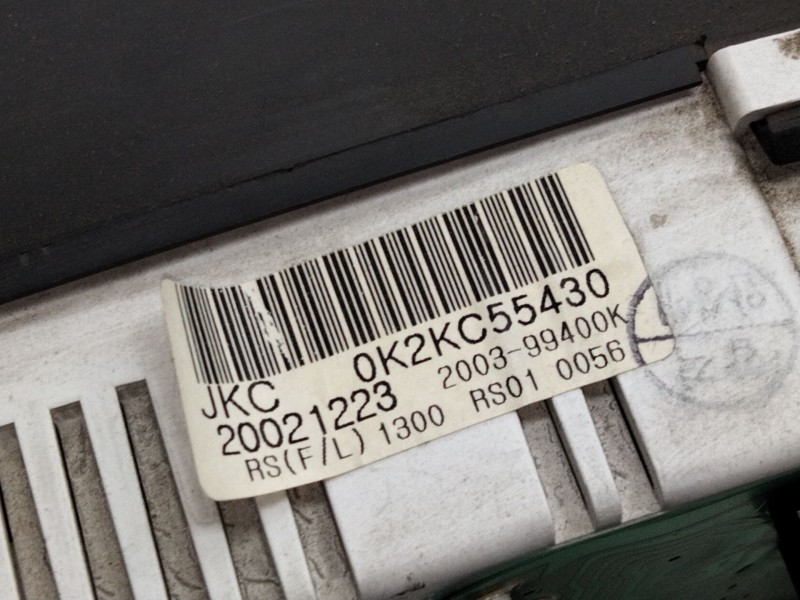 Recambio de cuadro instrumentos para kia carens 2.0 crdi ex monovolumen referencia OEM IAM 0K2KC55430  