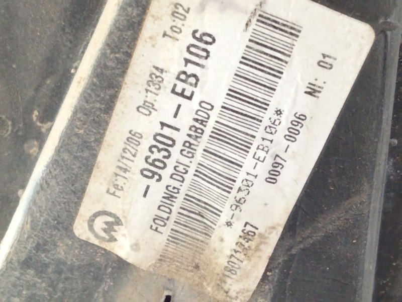 Recambio de retrovisor derecho para nissan vanette cargo furgón (hc 23) 2.3 d referencia OEM IAM   