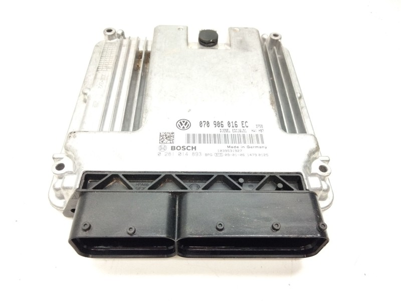 Recambio de centralita motor uce para volkswagen t5 transporter caja cerrada referencia OEM IAM 070906016EC 0281014893 