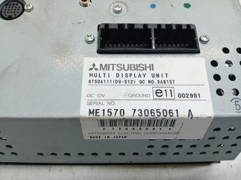 Recambio de pantalla multifuncion para mitsubishi grandis (na_w) 2.0 di-d (na8w) referencia OEM IAM 8750A111  