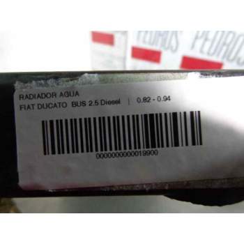 Recambio de radiador agua para fiat ducato bus 2.5 diesel referencia OEM IAM   116110