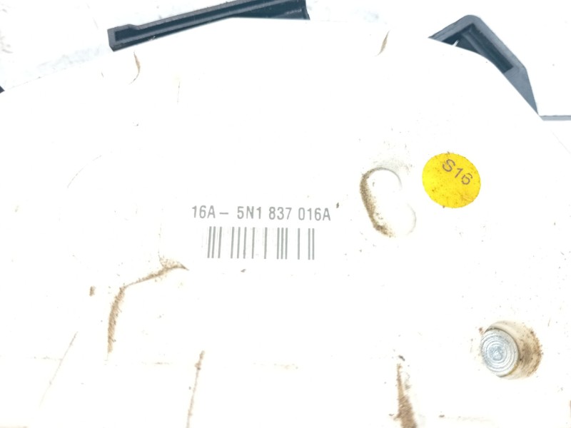 Recambio de cerradura puerta delantera derecha para volkswagen passat cc b6 (357) 2.0 tdi referencia OEM IAM 5N1837016A  