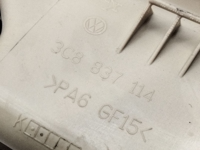 Recambio de maneta interior delantera derecha para volkswagen passat cc b6 (357) 2.0 tdi referencia OEM IAM 3C8837114  