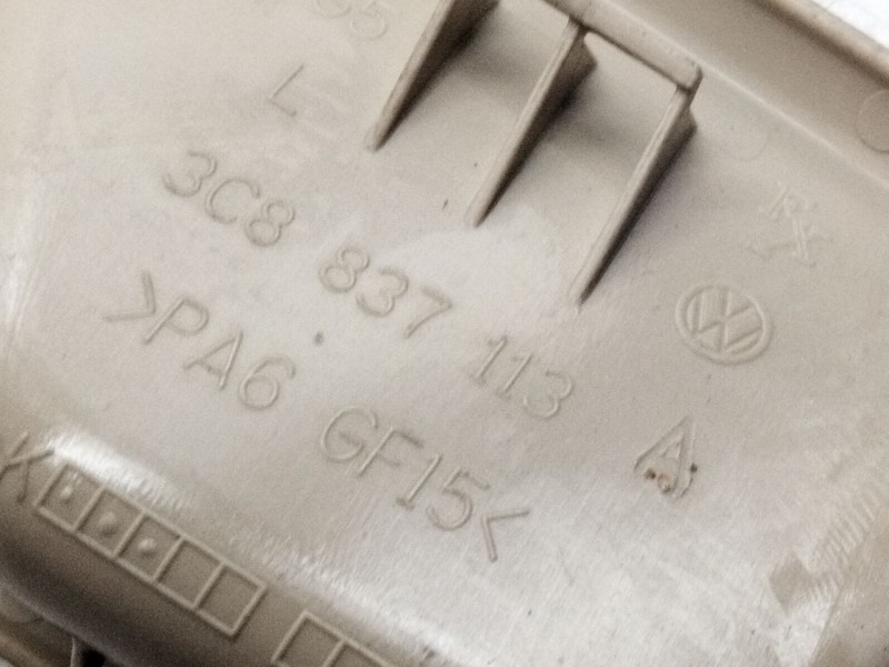 Recambio de maneta interior delantera izquierda para volkswagen passat cc b6 (357) 2.0 tdi referencia OEM IAM 3C8837113A  