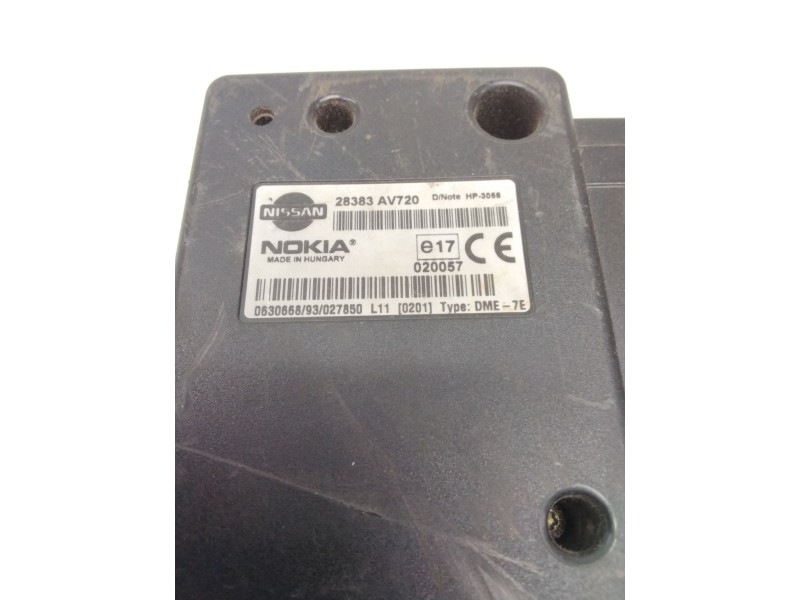 Recambio de unidad control para nissan primera (p12) 2.2 dci referencia OEM IAM 28383AV720  MODULO TELEFONO