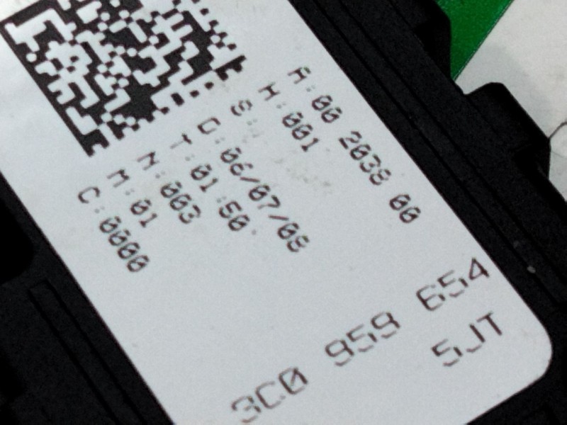 Recambio de sensor angulo de giro para volkswagen passat cc b6 (357) 2.0 tdi referencia OEM IAM 3C0959654  