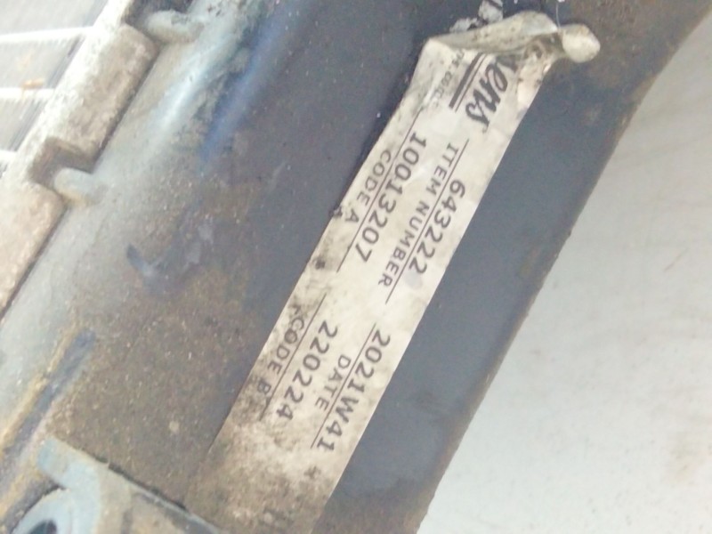 Recambio de radiador agua para land rover range rover sport i (l320) 3.6 d 4x4 referencia OEM IAM 643222 2021W41 