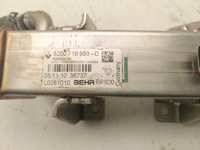 Recambio de enfriador de gases para renault master iii furgón (fv) 2.3 dci 150 rwd (fv0f) referencia OEM IAM 8200719993  