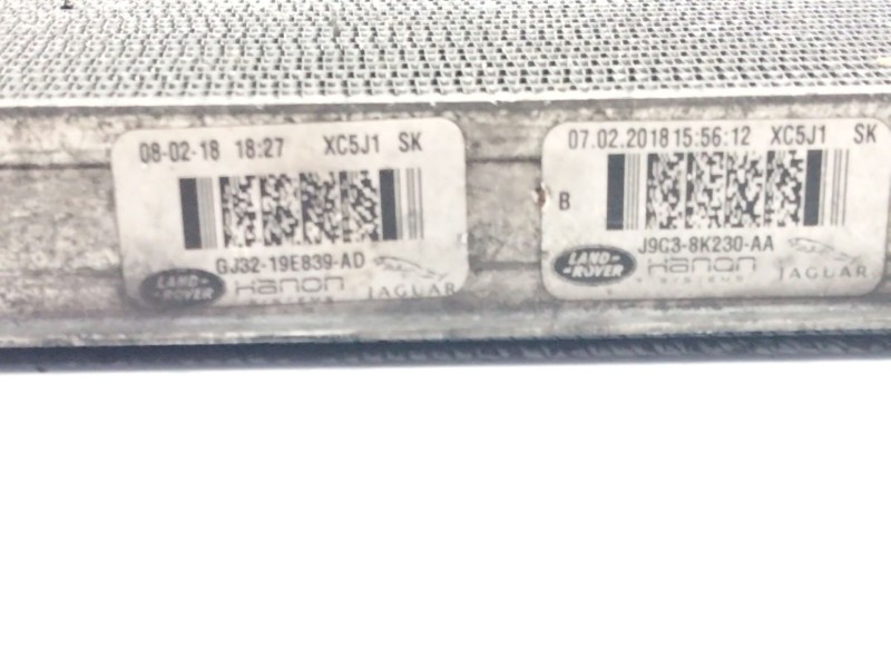 Recambio de radiador agua para land rover evoque 2.0 td4 cat referencia OEM IAM J9C38K230AA  