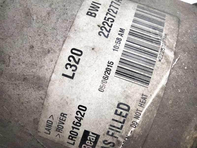 Recambio de amortiguador trasero derecho para land rover range rover sport i (l320) 3.6 d 4x4 referencia OEM IAM 22257277A  