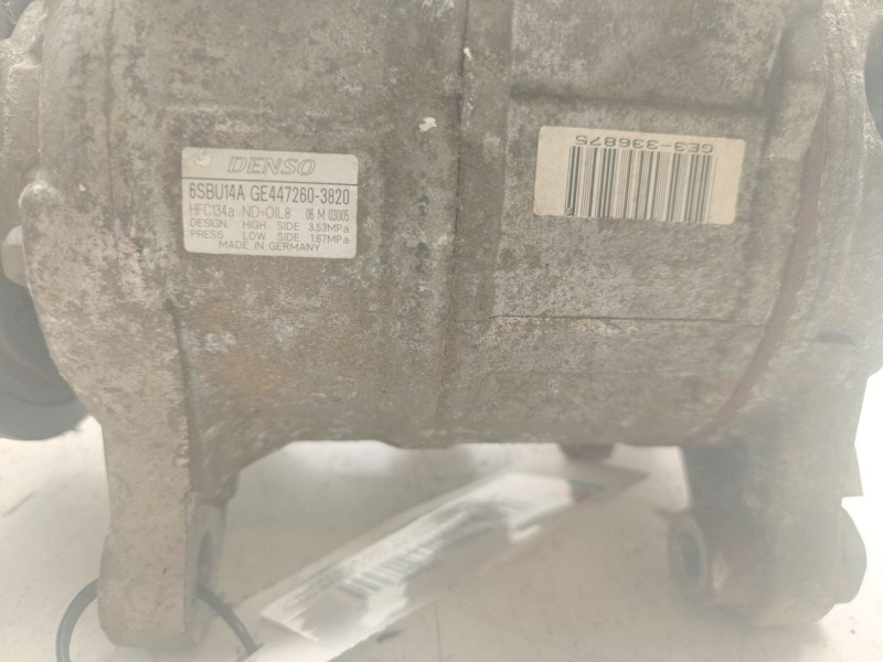 Recambio de compresor aire acondicionado para bmw serie 3 coupe (e92) 2.0 16v referencia OEM IAM 64529225703  