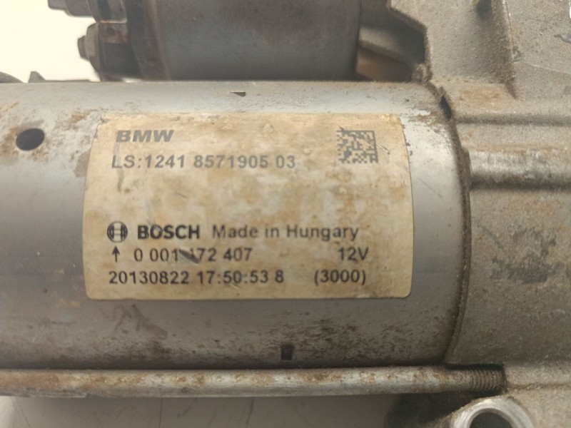 Recambio de motor arranque para bmw 3 (f30, f80) 320 d referencia OEM IAM 857190503  