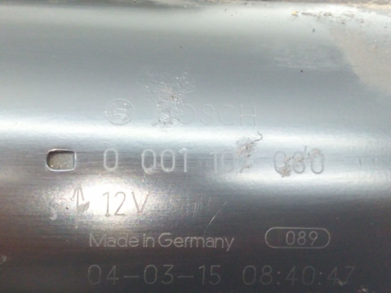 Recambio de motor arranque para mg mg zr 160 referencia OEM IAM 0001107080  