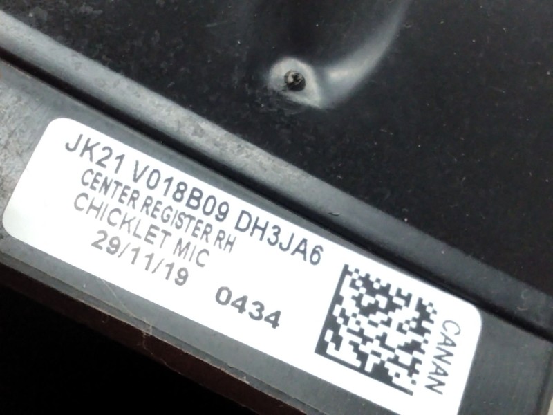 Recambio de aireador central para ford transit custom v362 autobús (f3) 2.0 ecoblue referencia OEM IAM JK21V018B08 JK21V018B09 