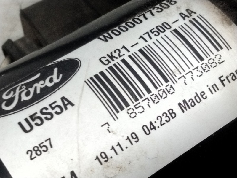 Recambio de motor limpia delantero derecho para ford transit custom v362 autobús (f3) 2.0 ecoblue referencia OEM IAM GK2117500AA