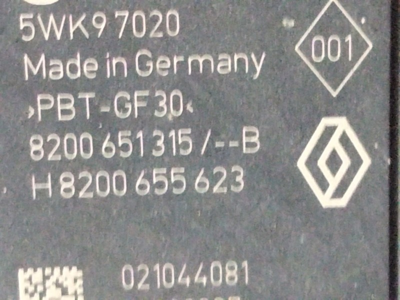 Recambio de caudalimetro para renault kangoo profesional referencia OEM IAM H8200655623  