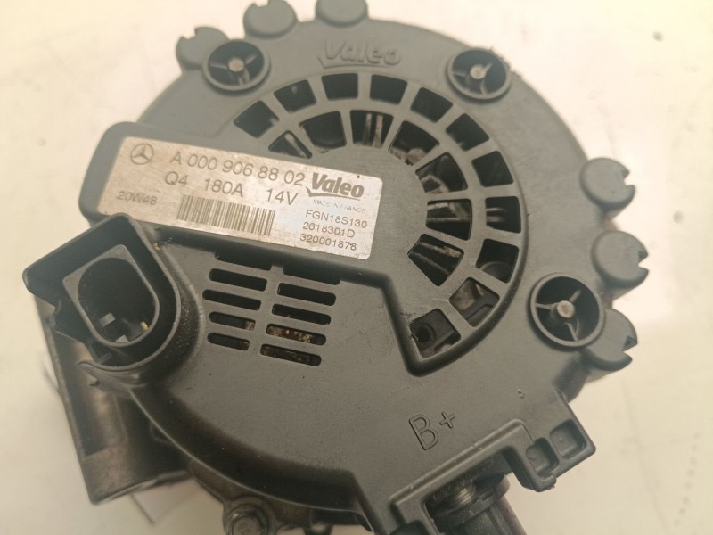 Recambio de alternador para mercedes-benz sprinter 3,5-t caja/chasis (b906) 313 cdi (906.131, 906.133, 906.135, 906.231, 906.233